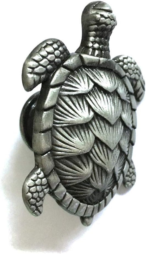 Turtle Drawer knobs Nautical Beach Ocean Theme Home Decor Drawer Pulls Handles for Dresser Cupboard Wardrobe Cabinet Kitchen Tortoise Knobs Pack o...