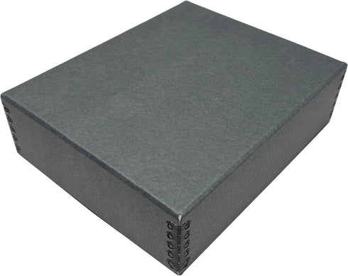 Lineco, 8x10 Gray Drop Front Archival Storage Box Metal Edge. Acid-Free, Lignin-Free. Preserves Photos, Documents, Prints, Cards, DIY...