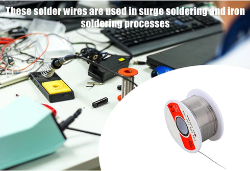 50g 0.3mm Tin Rosin Core Solder Soldering Wire Sn60 40 Flux 1.2% for Electrical Soldering Circuit Board DIY Home Appliance Repair Soldering...