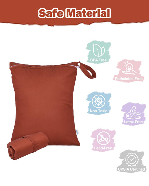 babygoal Wet Bag for Swimsuits, Waterproof Bag for Travel, Food Storage, Stroller, Daycare, Baby Diapers, Yoga, Beach, Pool, Wet Clothes LAU-NKD56...