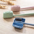 Multicolor Mini Toothbrush Head Covers, 4 Pack, Straw Portable Tooth Brush Holders for Travel, Household, Bathroom...
