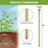 Artificial Turf Stakes Galvanized, Metal Spiral Landscape Spikes for Paver Edging, 11 Count, Outdoor, Heavy-Duty, Rust Resistant Security, 8-Inch ...