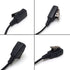 G-Shape Ear Earpiece Headset with PTT Button & Mic for Kenwood Radio NX-200 TK-180 TK-380 TK-480 TK-2180 TK-3180 TKR-830 Multi-pin...