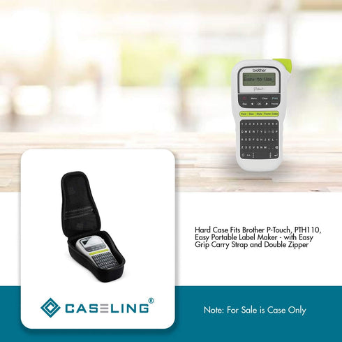 caseling Hard Case Fits Brother P-Touch PTH110 Easy Portable Label Maker. (case only)...
