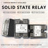 Solid State Module Relay 60A DC to DC Control,3-32VDC/5-220VDC,SSR Series Solid State Relays...