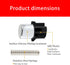 1 PC Car Gear Lever Button, Replacement OEM Number 54132-SDA-A81 Wave Stick Shift Knob Push Rod Ball Handle, Personalized Modification Accessory, ...