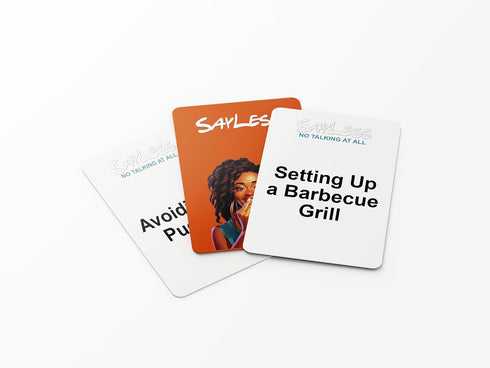 Kinfolk SayLess : The Ultimate Family Game Night Party Starter - Taboo-Style Word Guessing Hood Charades Game for Unstoppable Laughs & Bonding, Ag...