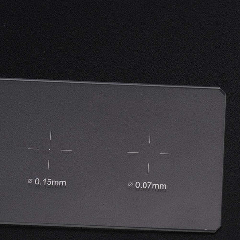 Microscope Slides Reticle Calibration Slide Ruler Microscope Objective Micrometer Calibration Slide Glass Stage Micrometer DIV 0.01mm...