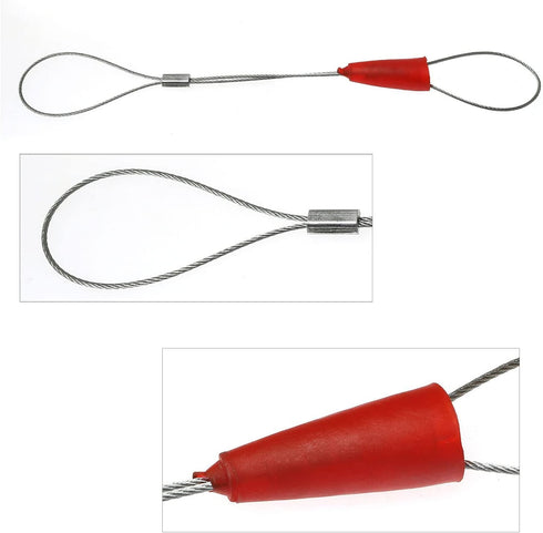 Cable Puller RLECS 6pcs Wire Traction Fish Tape Fastener Tool Portable Cable Puller Tool for Electrical Fish Tape, Cable Puller Wire Grips...