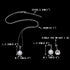 EVER FAITH 925 Sterling Silver CZ Gorgeous Round Cut Wedding Pendant Necklace Earrings Set for Women...