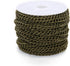 1 Roll 30FT 4x3mm Cable Link Chain with Jump Rings & Lobster Clasps for Necklace Earrings Bracelets Jewelry Making Art Craft (Antique Bronze)...