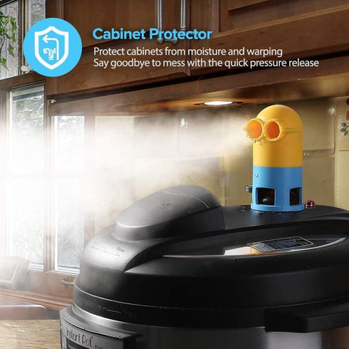 Goldlion Steam Diverter Pressure Release Accessory Compatible with Instant Pot LUX, Ninja Foodi, Crock-Pot Express and Power Pressure Cooker...