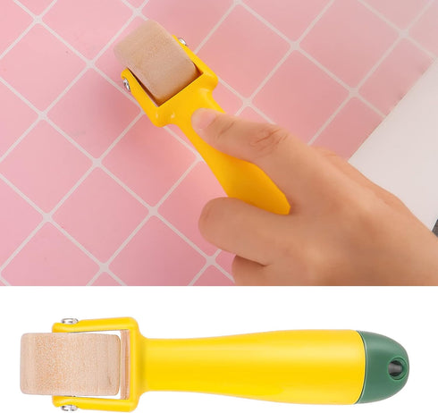 Grevosea Quilting Seam Rolle, Wallpaper Seam Roller Quilting Roller Seam Roller for Quilting with Ergonomic Handle Edge Press Roller for Quilting ...