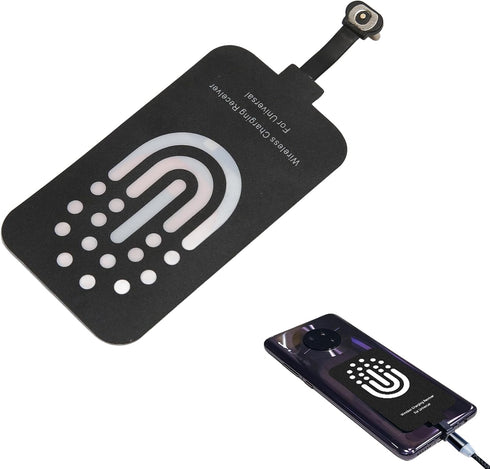 Type C Wireless Charging Receiver, Thin Wireless Charging Receiver, Type C Magnetic Suction, Magnetic Charging Back Patch for Phone...