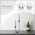 smtyle Silver Flameless Taper Candles Set of 2 Flickering LED Candlesticks Battery Operated with Timer Waterproof for Outdoor Christmas Decor (1x8...