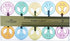 Kurt Adler 10 Multicolored Peace Sign Light Set...