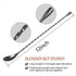12 Inches Mixing Spoon Stainless Steel, Spiral Pattern Bar Spoon for Cocktail Shaker Tall Cups...
