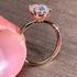 14k Gold Oval Zircon Women's Ring Bridal Wedding Ring Engagement Wedding Ring Cocktail Crystal Diamond Ring...