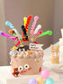 SE Si&Moos Large and Small Candy Eyes for Decorating Small Edible Eyes for Cupcakes Big Edible Eyeballs Halloween Baking Decorations Cookie Decora...