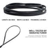 WE12M29 Dryer Drum Drive Belt Fit for GE Hotpoint Replaces 137292700 AP4324040 WE12M0022 WE12M22 WE12M29 WE12M33 WE12X21574