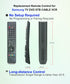 Replacement Remote Control Universal for Samsung LCD LED HD Plasma TV with DVD STB Cable VCR Button BN59-00511A BN59-00598A BN59-00599A BN59-00604...
