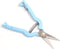 Sharp Serrated Floral Shears, Garden Snips and Pruners Stainless Steel Blades, Precision Pruning Snips, Straight Garden Snippers for Trimming Frui...