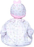 2Pcs Medylove Reborn Baby Dolls Girls Clothes 16-18 inch Newborn Reborn Doll Pink Outfit 17 inch Doll Printed Baby jumpsuit...