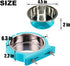 kathson 2 Pack Crate Dog Bowl Removable Stainless Steel Water Food Bowl Hanging Pet Cage Coop Cup for Rabbit Cat Puppy Bird Bunny Small Animals...