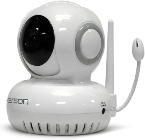 Emerson WiFi Baby Monitor/Pet Nanny Camera, Two Way Audio, Night Vision, Temperature Monitor, Pan/Tilt, Motion Detection, HD, 1080P, ER108002...