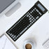 Silicone Keyboard, Foldable Silicone Keyboard Soft Waterproof Rollup Keyboard for PC Laptop Notebook, 103 Keys, Mute Typing, Lightweight (Black)...
