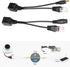 Passive PoE Injector 6 Pairs PoE Splitter Kit Passive PoE Injector and PoE Splitter Kit with 5.5x2.1 mm DC Connector RJ45 Power Over Ethernet...