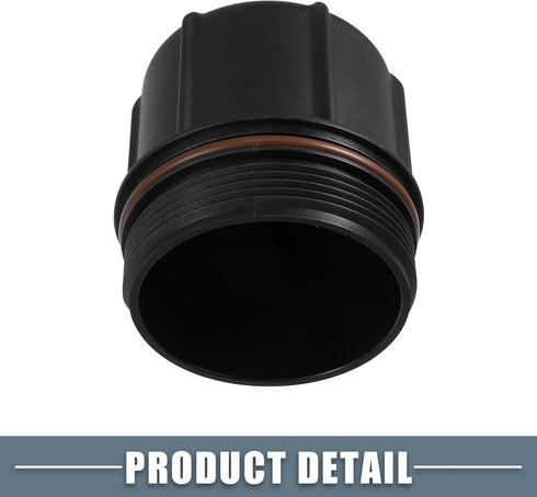 Engine Oil Filter Housing Cover Cap 079115433C for Audi A8 S6 S7 S8 4.0L V8 2013-2018 Plastic Black...
