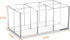HIIMIEI Clear Makeup Brush Holder Organizer Acrylic 6-Slots Cosmetic Brushes Storage Organizer for Vanity Countertop...