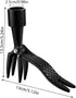 T TOVIA Weed Pulling Tool, Manual Stand Up Weed Puller Tool Head Replacement, 4-Claw Steel Head Design, with Labor Gloves (No Handle)...