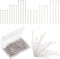 PH PandHall 3 Sizes 304 Stainless Steel Jewelry Eye Pins Set, Jewelry Making Pins, 300pcs Eye Pins 300pcs Ball Head Pins for DIY Crafts Earrings B...
