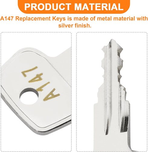 A147 SKS roof rack key,Replacement Keys for Yakima SKS Roof Racks,Crossbars,Carriers.(Code A147)...