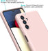 Samsung Galaxy A13 5G (Not for 4G) Case, Liquid Silicone Case with Microfiber Lining Thickening Shockproof Design Soft Gel Rubber Phone Case Cover...