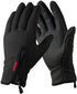 Work Gloves, Touch Screen Flex Grip Winter Gloves, Warm Fleece, Windproof, Outdoor, Black, Medium...