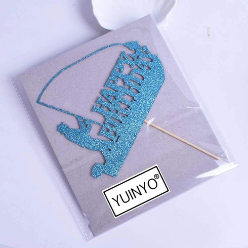Sea Fishing-Fishing Boats Birthday Cake Topper for Fisherman Theme Man Boy Birthday Party Supplies-Gone Fishing Themed Birthday Party Decorations ...