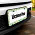 Delerain Green Avocados License Plate Frame, Car Tag Cover Stainless Steel Metal Aluminum Frame for US Standard 2 Flat Holes (Set of 2)...