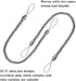BEL AVENIR Curtain Rope Tiebacks, Drapery Rope Holdbacks with 4 Metal Screw Hooks, 2 Pair - Silver...