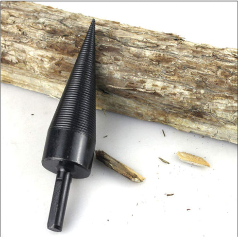 Wood Splitter Drill Bit, zosenda Heavy Duty Log Splitter Screw Cone, High Speed Firewood Twist Drill bit, Screw Splitting Bit Wood Breaker Wedge D...