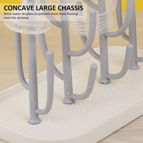 Baby Essentials,Bottle Drying Rack,Baby Bottle Drying Rack,Drying Rack for Kitchen Counter,Detachable Bottle Dryer Holder with Base.for Nipples,Cu...