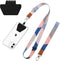 OUTXE Phone Lanyard - 4× Pads, 1× Adjustable Neck Strap, 1× Wrist Strap, Nylon Phone Lanyard Compatible with All Smartphone...