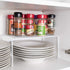 Evelots Wire Rack Cabinet Shelf Organizer -2 Pack Sturdy Metal Cabinet Riser Shelf - Double Space-Great for Kitchen, Freezer, Pantry -Rustproof...