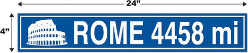 Travel Street Sign Cutouts Party Accessory...