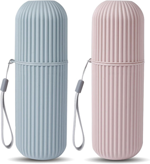 UCEC Toothbrush Travel Case, 8.2 inch Longer Travel Toothbrush Holder Case, Portable Travel Toothbrush Case for Traveling Camping Business Trip Sc...