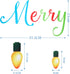 91 Pieces Christmas Wall Stickers Christmas PVC Merry Christmas Lights Bulb Wall Decals for Christmas Decoration...