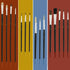 U.S. Art Supply 15 Piece Multi-Purpose Artist Paint Brush Set - Pony Round and Flat Bristles for Painting Portraits, Canvas, Paper, Wood - Waterco...