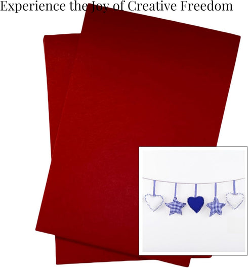 22pcs, Felt Fabric Sheets for Crafts, 12" x 8" Felt Fabric Sheets, 1mm Thick, Felt Paper for Sewing Craft, Non-Woven Felt Fabric for Sewing Patchw...